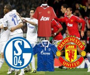 Puzzle Champions League - UEFA Champions League ημιτελικό 2010-11, FC Schalke 04 - Μάντσεστερ Γιουνάιτεντ